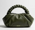 Earthy Olive Gathered Bag